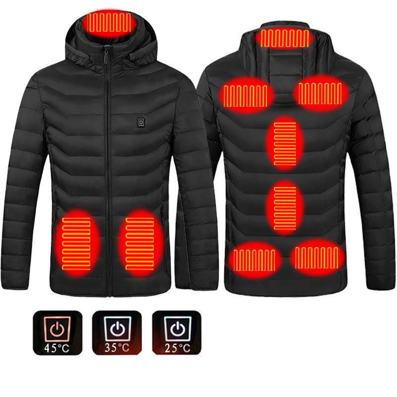 New Men's USB Electric Thermal  Heating Coat  S.M.