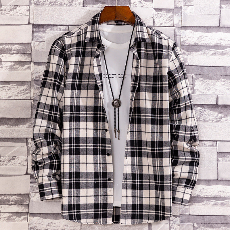 F.J.C. Men's Plaid  Shirts S.M.