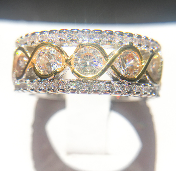 Elegant Female Zircon Stone Ring Finger Rings For Women Promise Love Valentine's Day Gifts