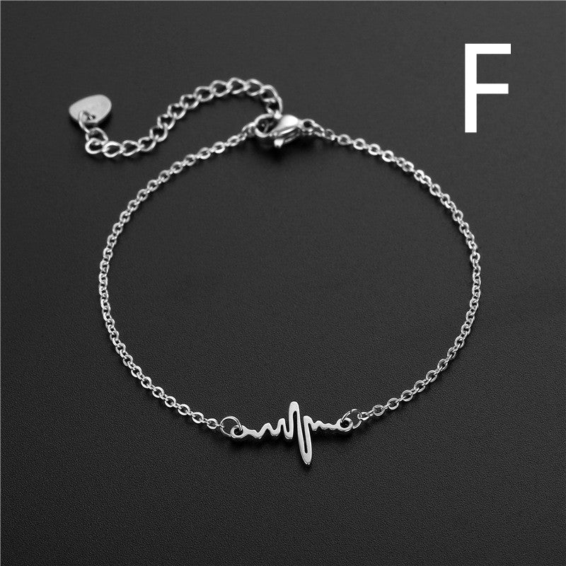 Stainless Steel Simple Jewelry Creative Trend Hip-hop Bracelet