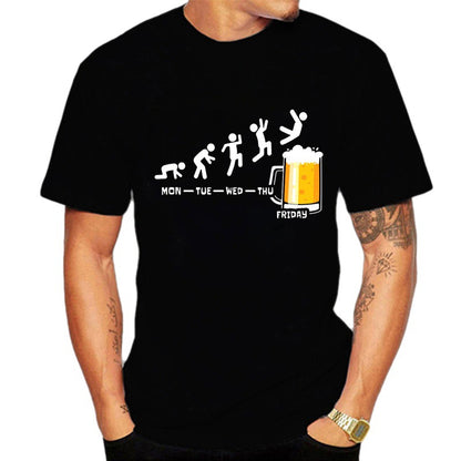 F.J.C.  S.M.  Weekend Beer With Cheers T-shirt men's