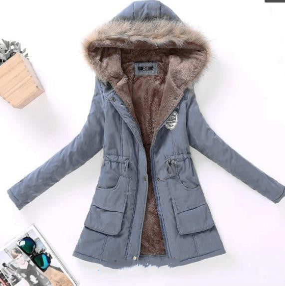 S.W. Hooded Winter Jacket Women's Fashion