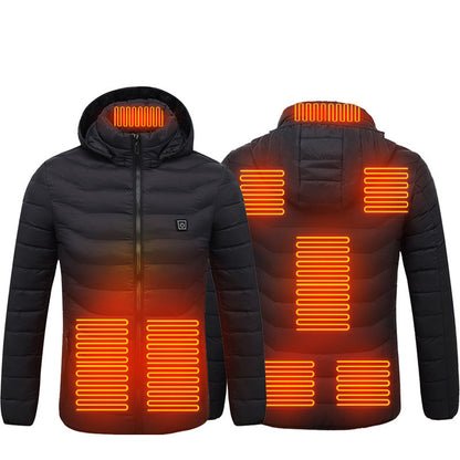 New Men's USB Electric Thermal  Heating Coat  S.M.