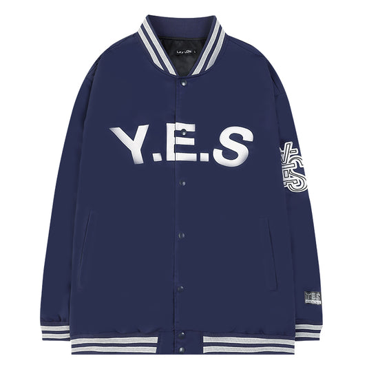 S.M. Old-school Hip-hop Trend Baseball varsity Style Jacket