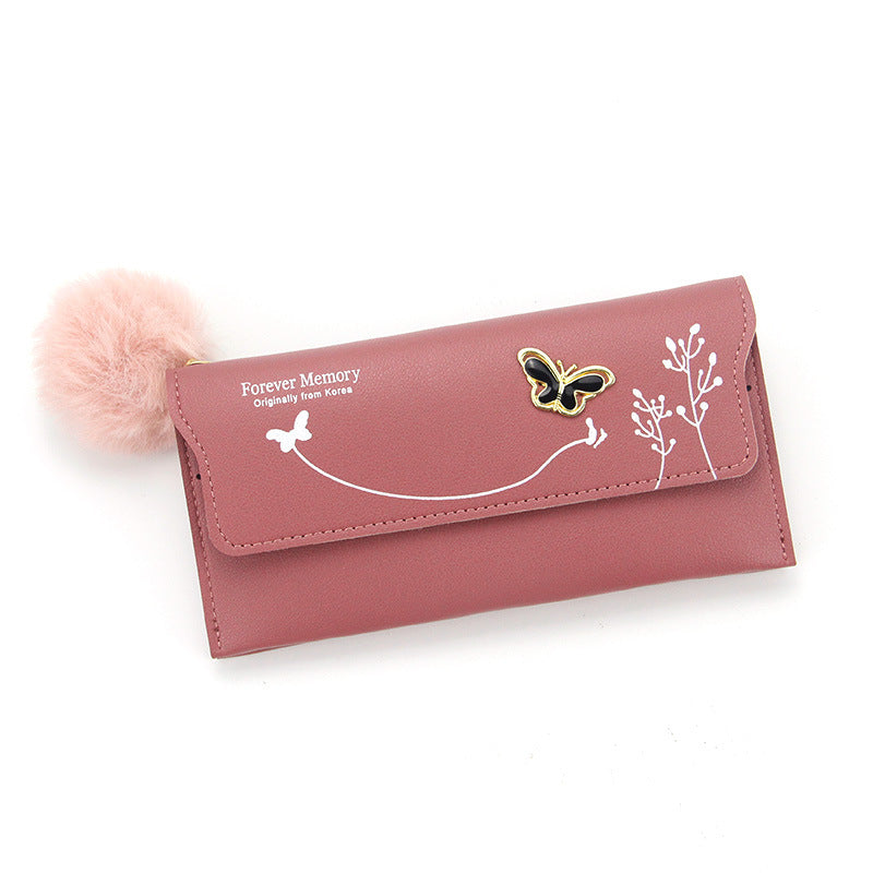 S.B. Ladies ornament Bow Purse wallet