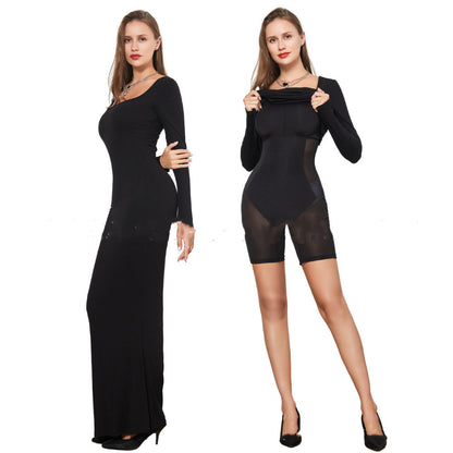 S.W. Women's  Long Sleeve Narrow Dress