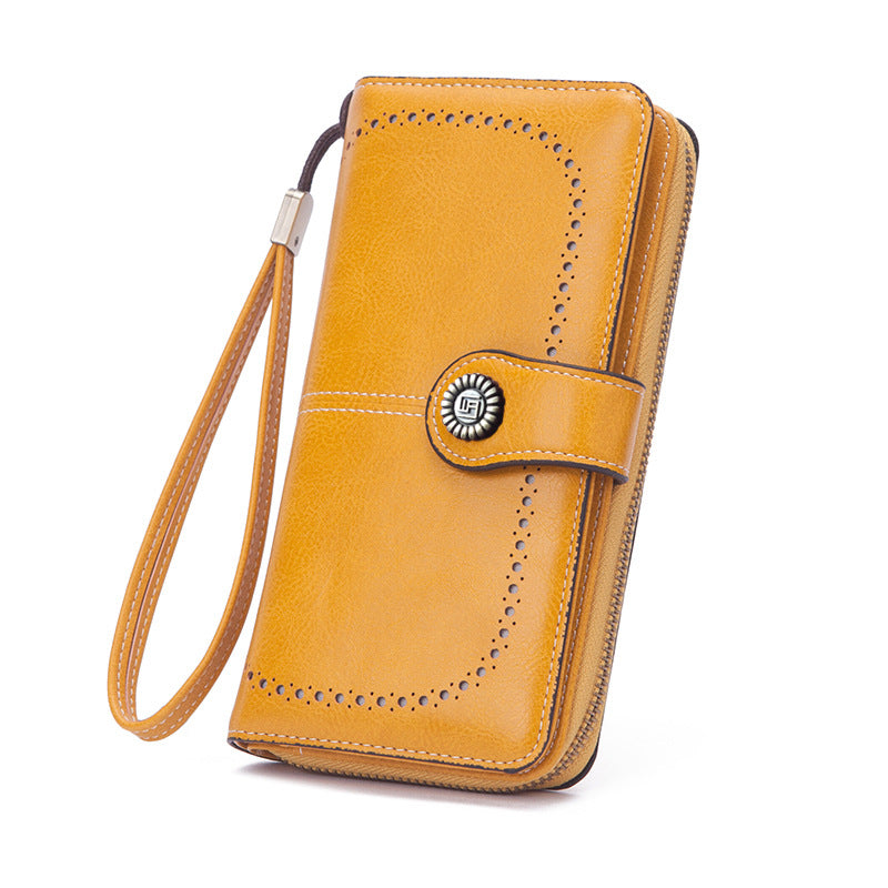 S.B. Stylish Retro Minimalism Long Wallet