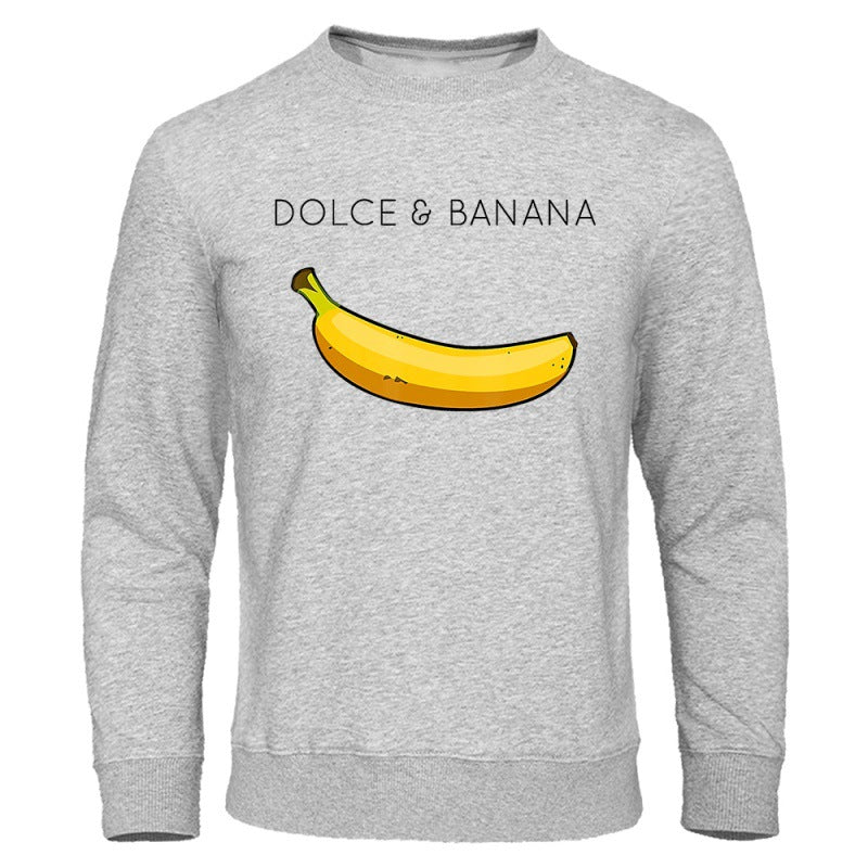 S.M. Banana Fashion Printed Hoodie