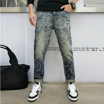 S.M. Men's Jeans Casual Stretch Pants