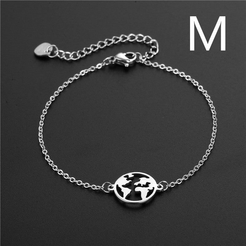 Stainless Steel Simple Jewelry Creative Trend Hip-hop Bracelet