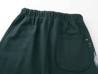 S.M. Gallery Dept Painted Property Sweat Pants Green