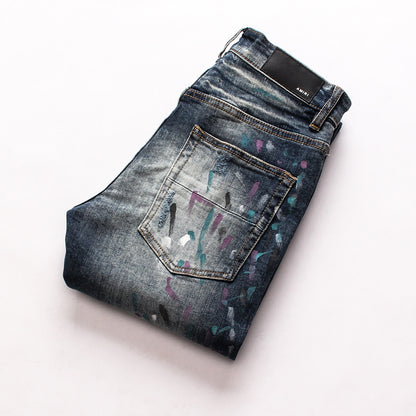 S.M. Men's Ripped Skinny Jean's S.M.