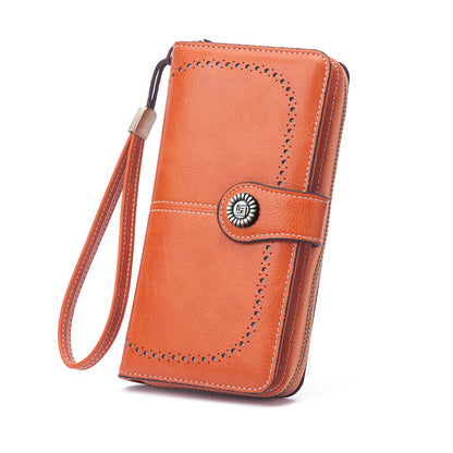 S.B. Stylish Retro Minimalism Long Wallet