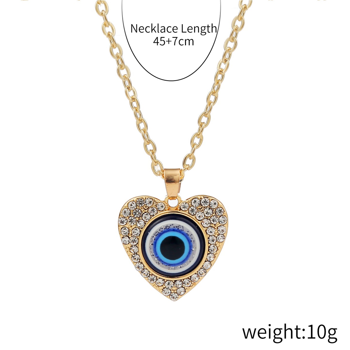 Diamond Demon Eye Necklace jewelry