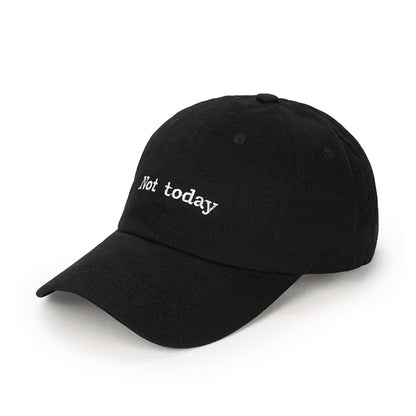 Embroidered Letter Cotton Baseball Cap