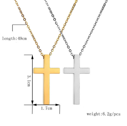 Stainless Steel Cross Necklace