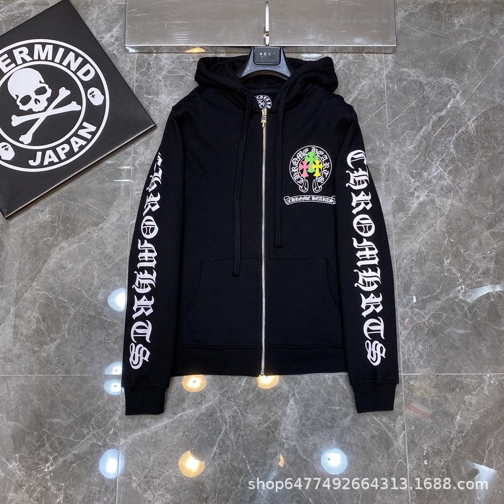 S.M. Chrome Hearts Black Hoodie