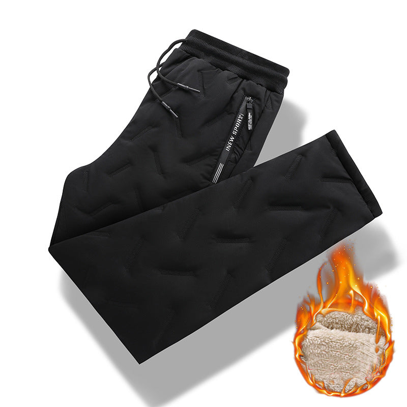 S.M. winter Windproof joggers With Zip Pocket.