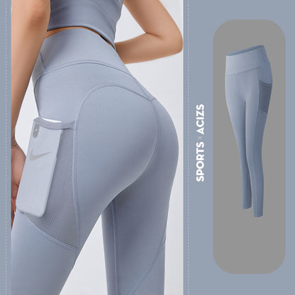 S.W. Yoga Pants Women With Pocket Leggings Sport Girl Gym Leggings Women Tummy Control Jogging Tights Female Fitness Pants