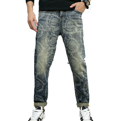 S.M. Men's Jeans Casual Stretch Pants