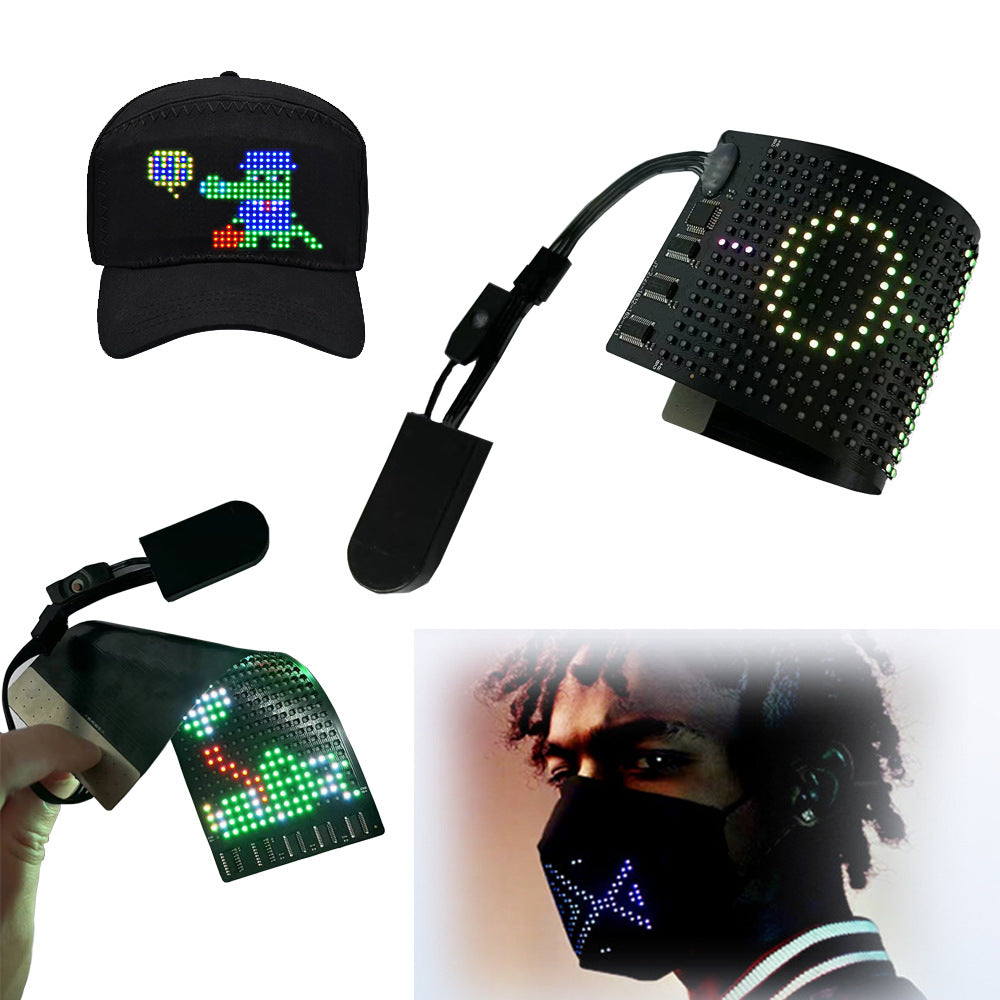 S.H. Rechargeable Bluetooth Ultra-thin Flexible Soft Screen Hat