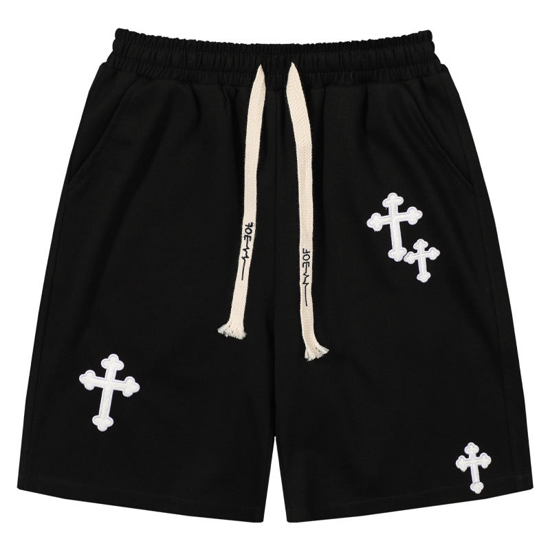 S.M. CROSSED - Regular Cotton Shorts