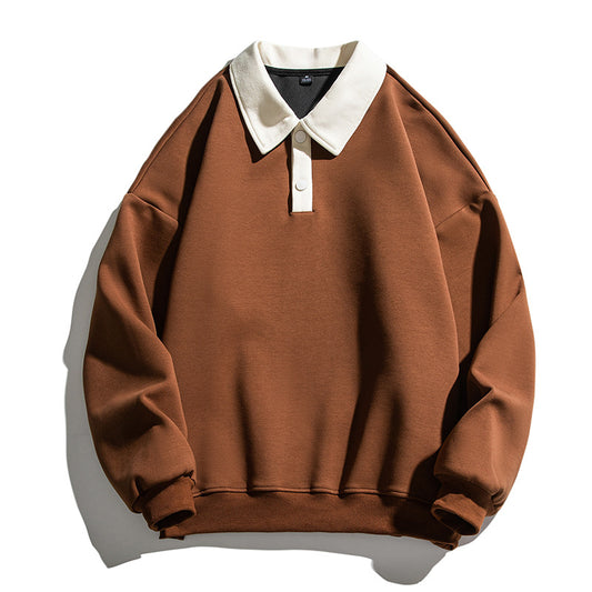 S.M.  Thick POLO style Pull-Over