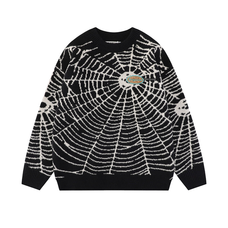 S.M. The Spider Web Knit Men's Sweater - Multiple Colors