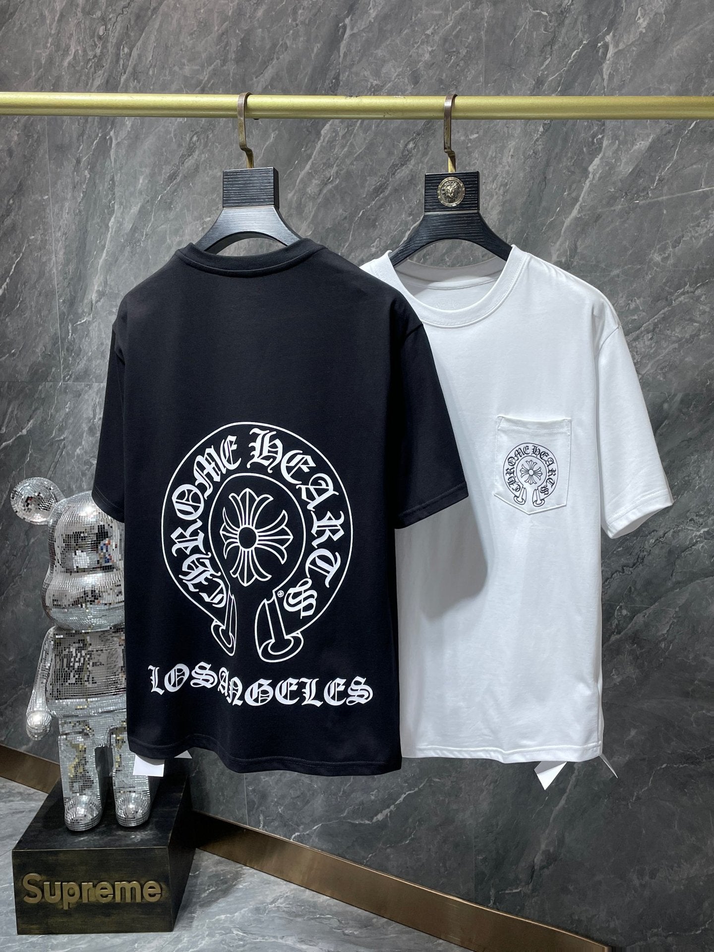 S.M.  Chrome Hearts City Limited Classic horseshoe short sleeve T-shirt