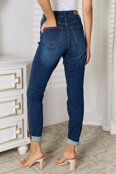 Judy Blue Plus Size Skinny Cropped Jeans