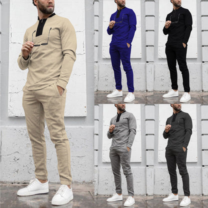 S.M.  Men's 2 piece Jogger casual suit