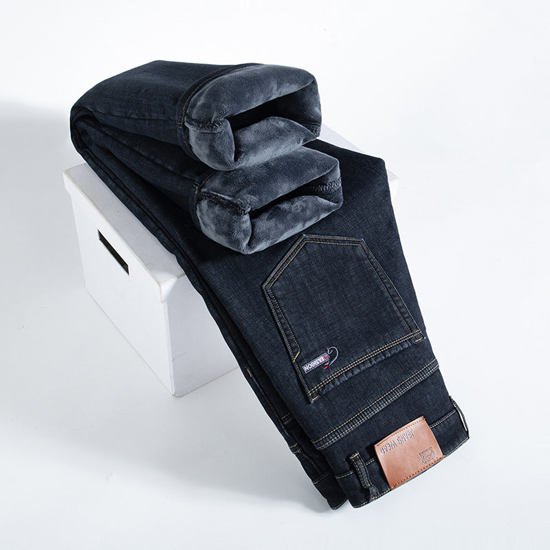 F.J.C.  S.M. fleece jeans men's