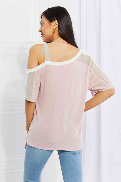 Andree by Unit Plus Size Something Simple Cold Shoulder Tee