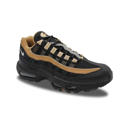 Nike Men's Air Max 95 Running Shoes, Black/Summit White-elemental Gold, 10.5