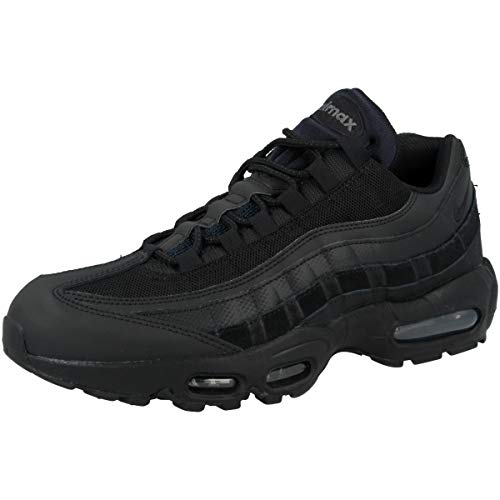 Nike Men's Air Max 95 Running Shoes, Black/Summit White-elemental Gold, 10.5