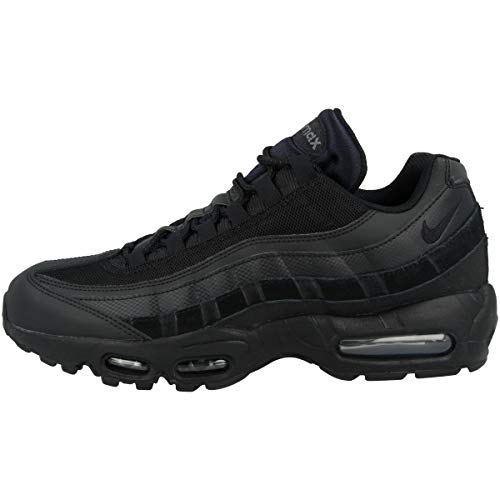 Nike Men's Air Max 95 Running Shoes, Black/Summit White-elemental Gold, 10.5