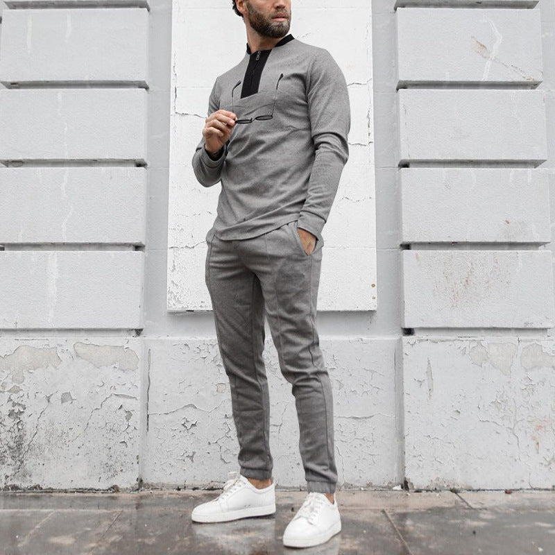 S.M.  Men's 2 piece Jogger casual suit