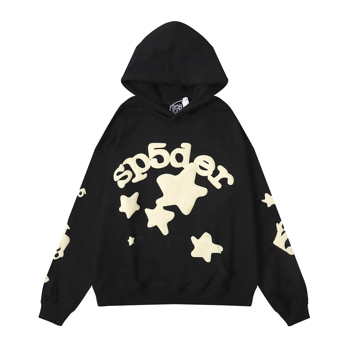 S.M. Sp5de stars three-dimensional foam printed hoodie