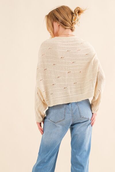 S.W. And The Why Dolman Sleeves Sweater