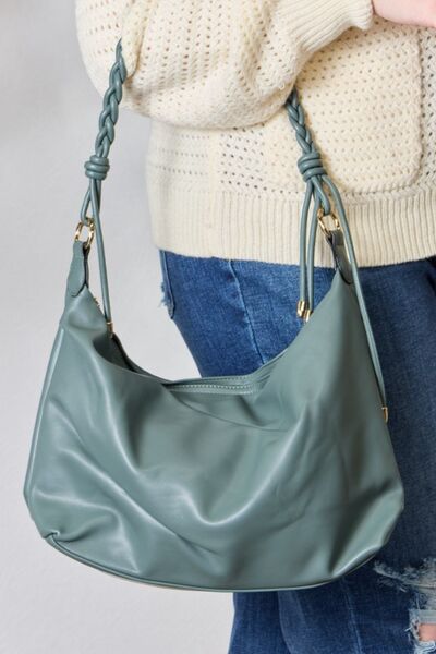 S.B. SHOMICO Braided Strap Shoulder Bag