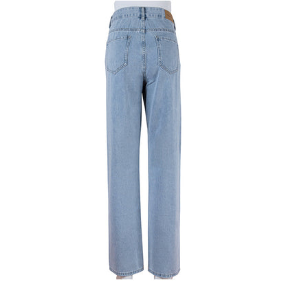 Women's high waisted straight jeans S.W.