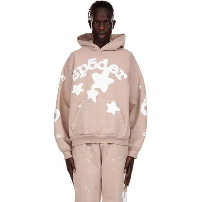 S.M. Sp5de stars three-dimensional foam printed hoodie