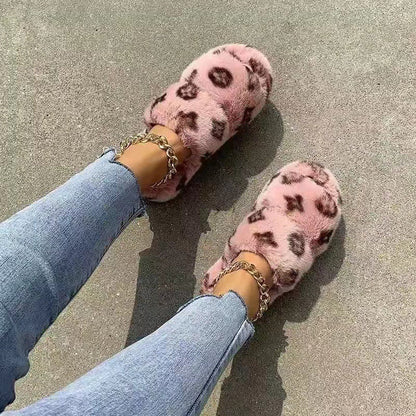 Women's fur slide's shoes