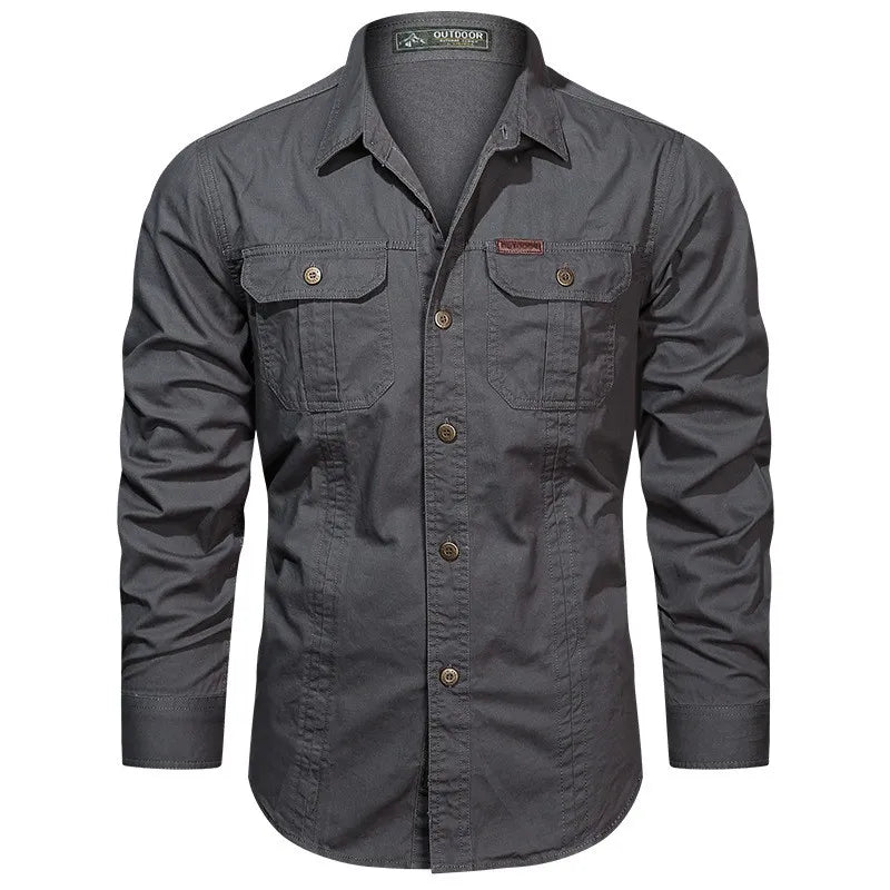 S.M.  New Men's Casual Long Sleeve Shirts