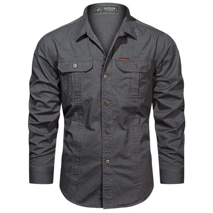 S.M.  New Men's Casual Long Sleeve Shirts