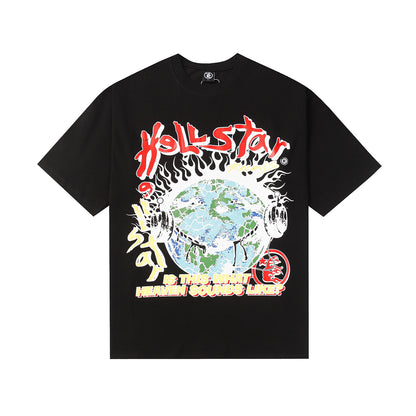 S.M.  Hellstar Studious Globe Tee