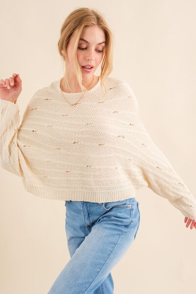 S.W. And The Why Dolman Sleeves Sweater