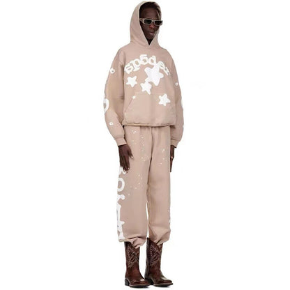 S.M. Sp5de stars three-dimensional foam printed hoodie