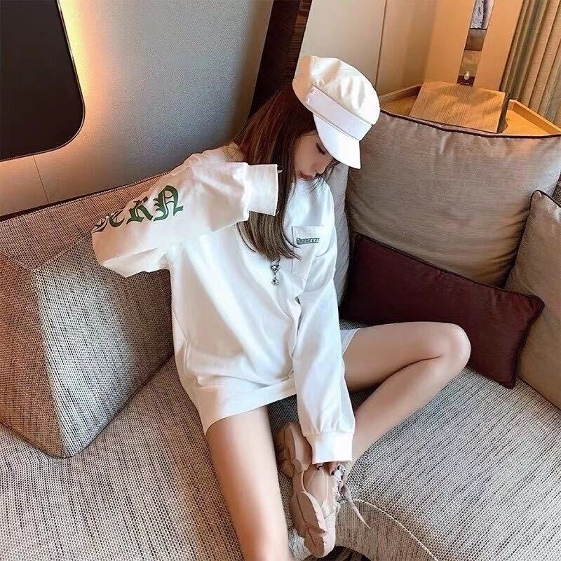 S.W.  Scroll Heart Cross gradient printed long sleeve hoodie for  women