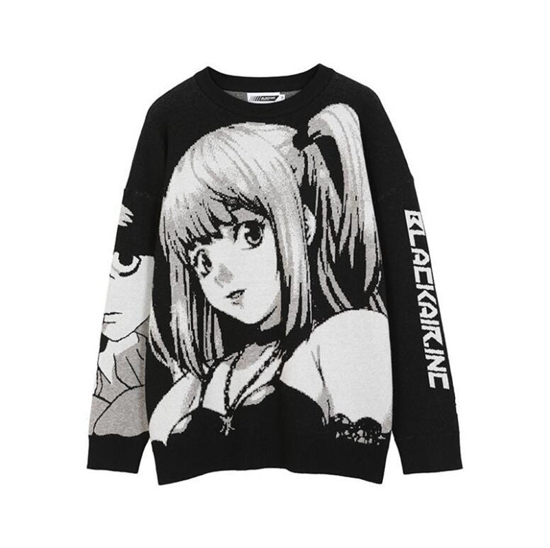 F.J.C. S.M. ANIME Embroidered men's & WOMEN'S SWEATER S.W.